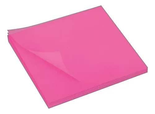 BLOCO ADESIVO TRANSPARENTE 76X101 COLORS